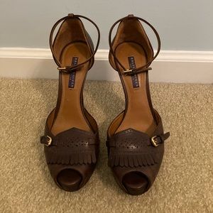 Ralph Lauren Collection platform stiletto 9 1/2